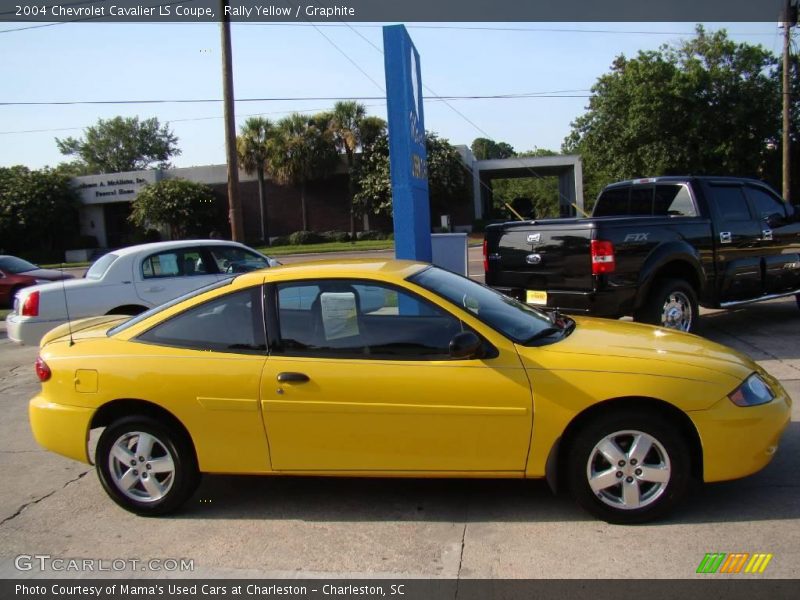 Rally Yellow / Graphite 2004 Chevrolet Cavalier LS Coupe