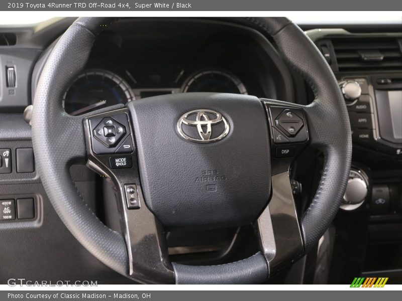 Super White / Black 2019 Toyota 4Runner TRD Off-Road 4x4