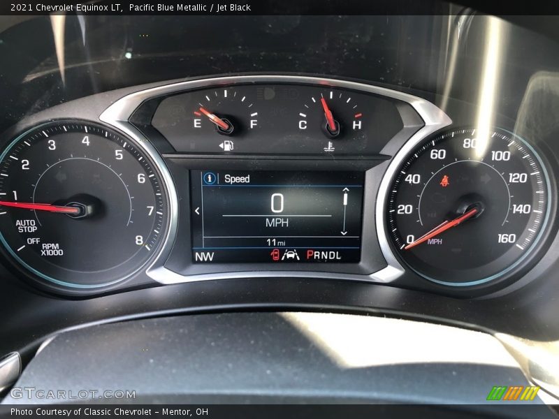 Pacific Blue Metallic / Jet Black 2021 Chevrolet Equinox LT