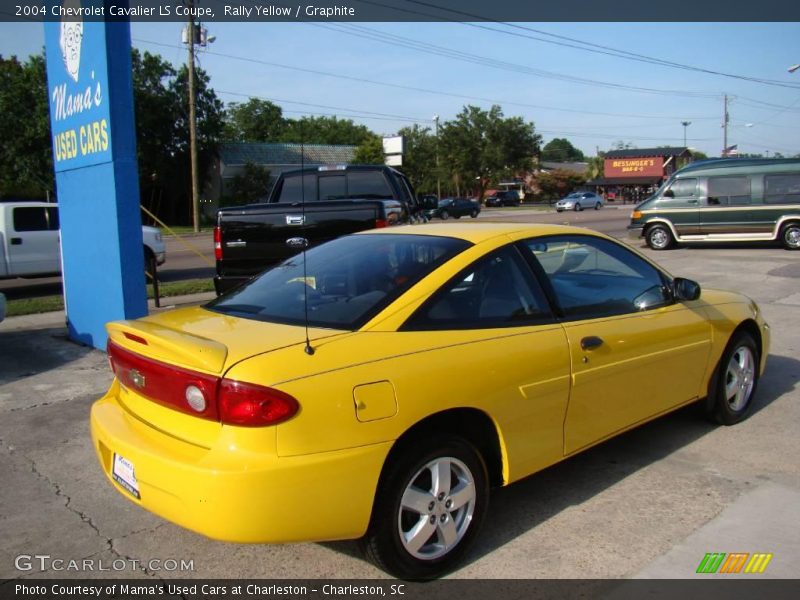Rally Yellow / Graphite 2004 Chevrolet Cavalier LS Coupe