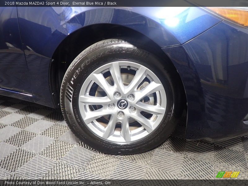 Eternal Blue Mica / Black 2018 Mazda MAZDA3 Sport 4 Door