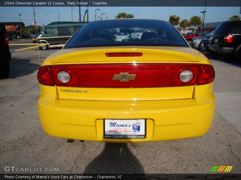 Rally Yellow / Graphite 2004 Chevrolet Cavalier LS Coupe