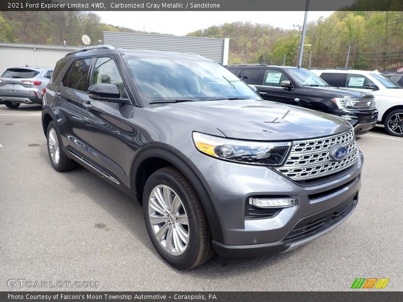 Carbonized Gray Metallic / Sandstone 2021 Ford Explorer Limited 4WD