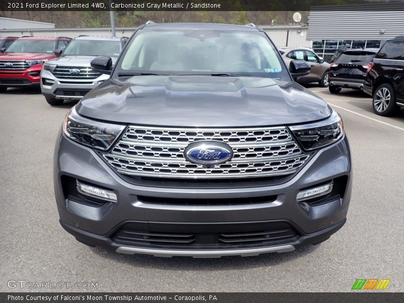 Carbonized Gray Metallic / Sandstone 2021 Ford Explorer Limited 4WD