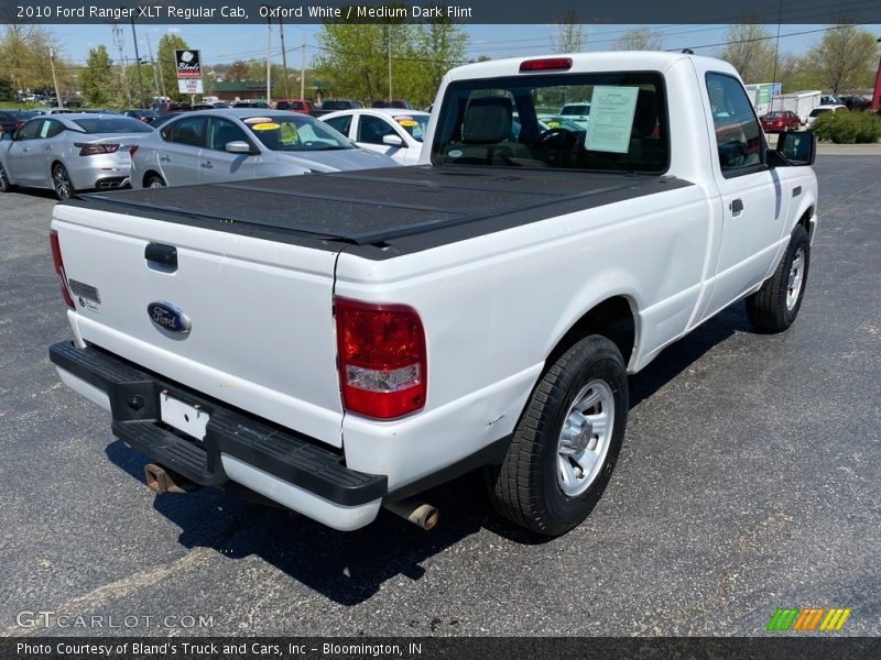Oxford White / Medium Dark Flint 2010 Ford Ranger XLT Regular Cab