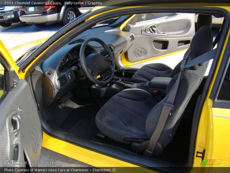 Rally Yellow / Graphite 2004 Chevrolet Cavalier LS Coupe