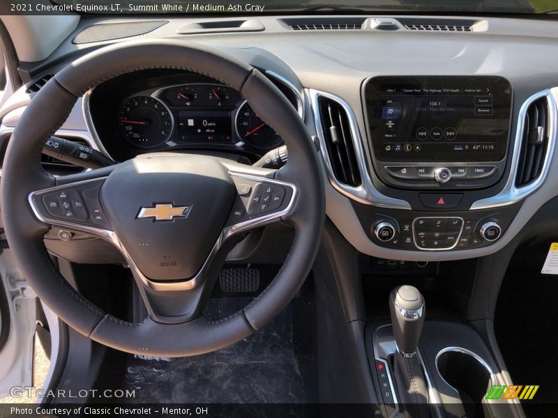 Summit White / Medium Ash Gray 2021 Chevrolet Equinox LT
