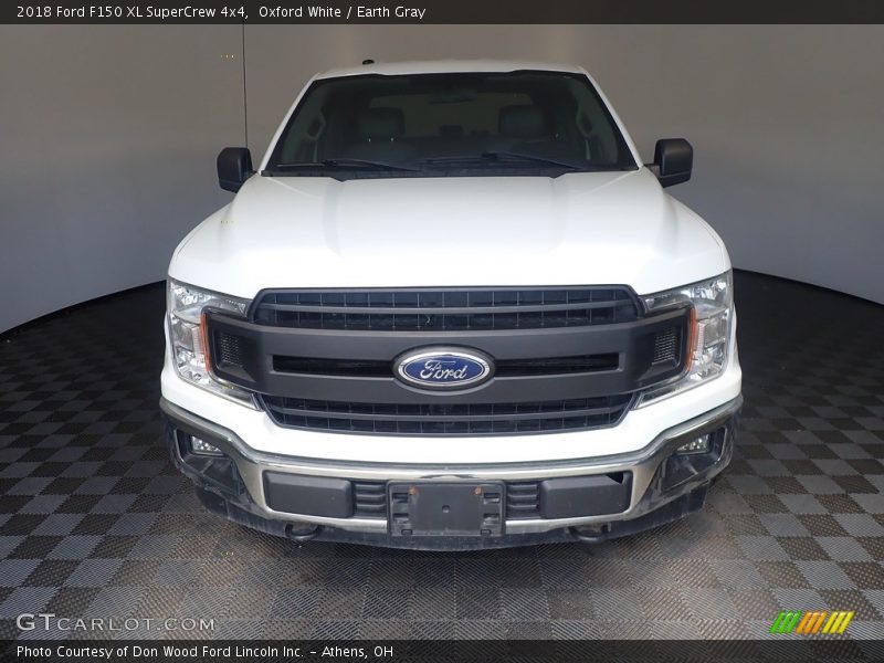 Oxford White / Earth Gray 2018 Ford F150 XL SuperCrew 4x4