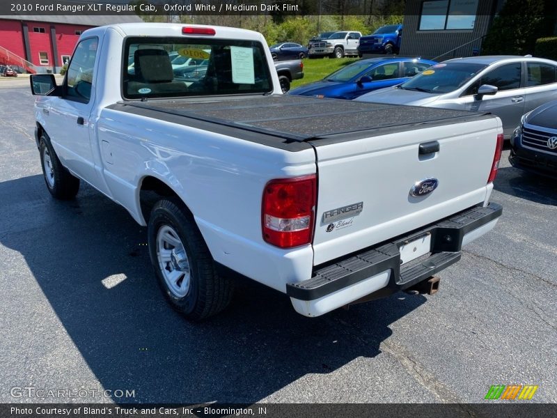 Oxford White / Medium Dark Flint 2010 Ford Ranger XLT Regular Cab