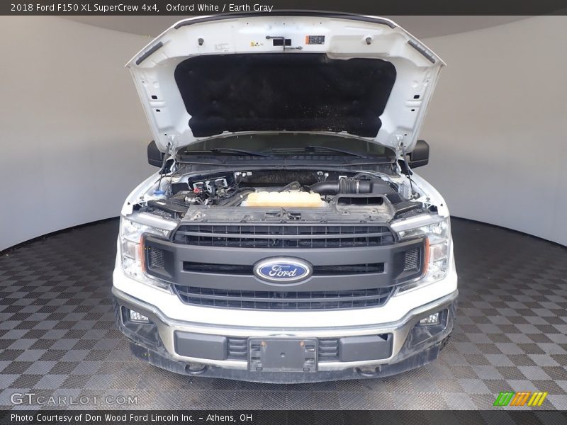 Oxford White / Earth Gray 2018 Ford F150 XL SuperCrew 4x4