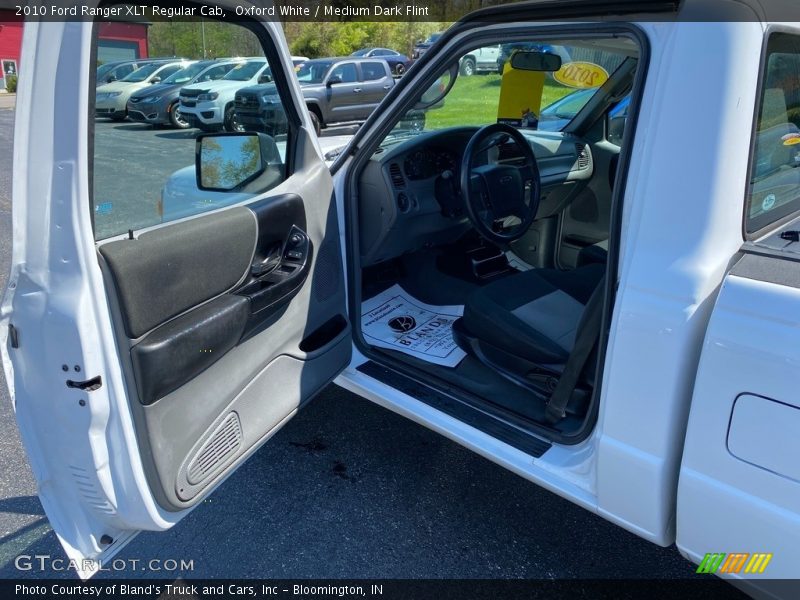 Oxford White / Medium Dark Flint 2010 Ford Ranger XLT Regular Cab