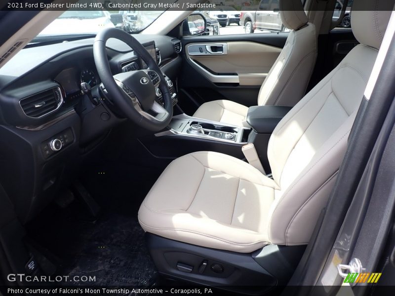 Front Seat of 2021 Explorer Limited 4WD