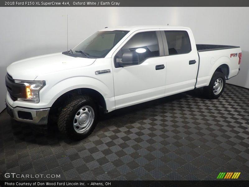 Oxford White / Earth Gray 2018 Ford F150 XL SuperCrew 4x4