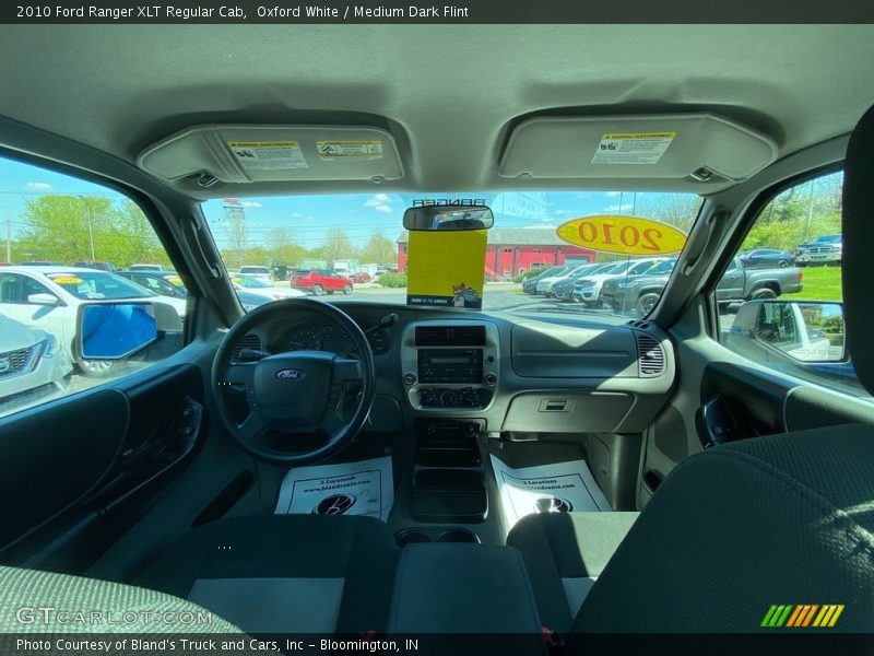 Oxford White / Medium Dark Flint 2010 Ford Ranger XLT Regular Cab