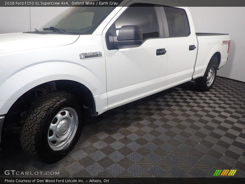 Oxford White / Earth Gray 2018 Ford F150 XL SuperCrew 4x4