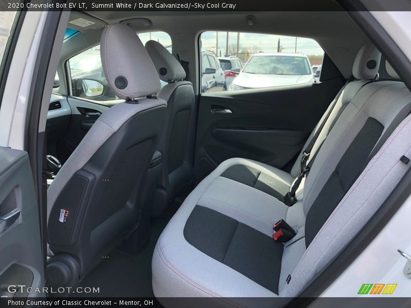 Summit White / Dark Galvanized/­Sky Cool Gray 2020 Chevrolet Bolt EV LT