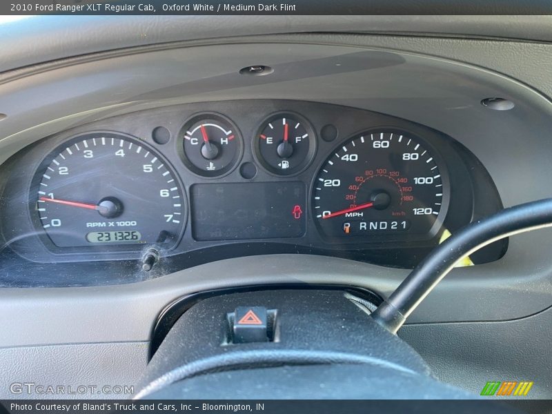 Oxford White / Medium Dark Flint 2010 Ford Ranger XLT Regular Cab