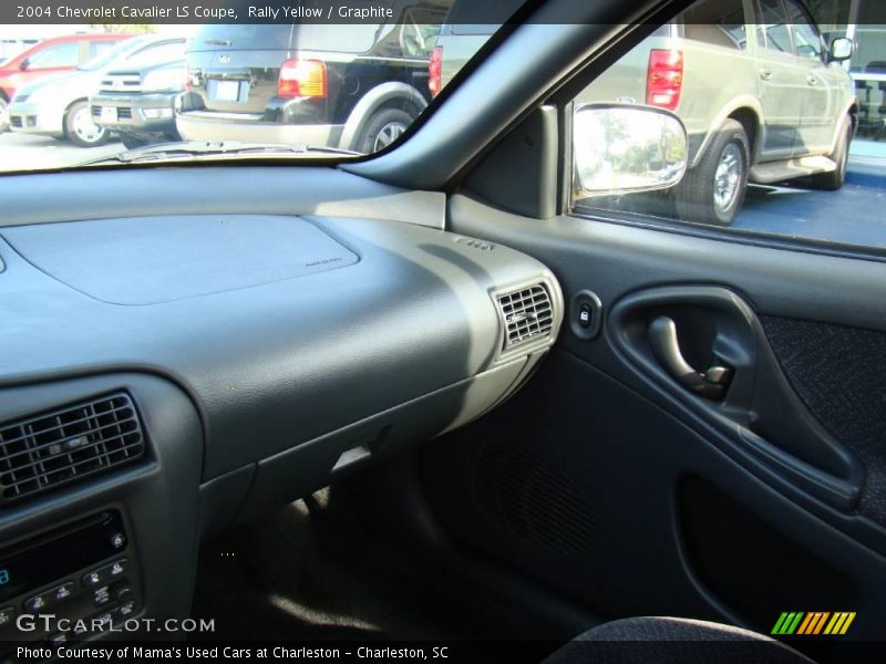 Rally Yellow / Graphite 2004 Chevrolet Cavalier LS Coupe