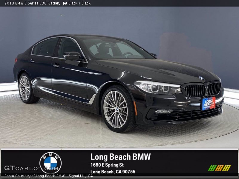Jet Black / Black 2018 BMW 5 Series 530i Sedan
