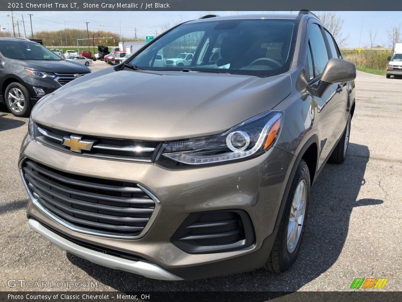 Stone Gray Metallic / Jet Black 2021 Chevrolet Trax LT