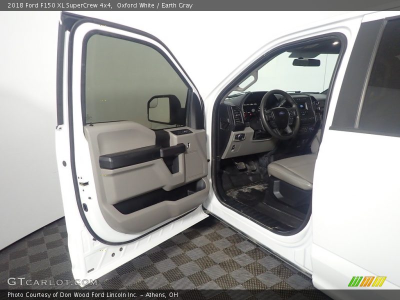 Oxford White / Earth Gray 2018 Ford F150 XL SuperCrew 4x4
