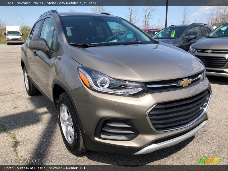 Stone Gray Metallic / Jet Black 2021 Chevrolet Trax LT