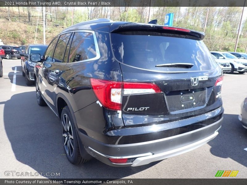 Crystal Black Pearl / Black 2021 Honda Pilot Touring AWD