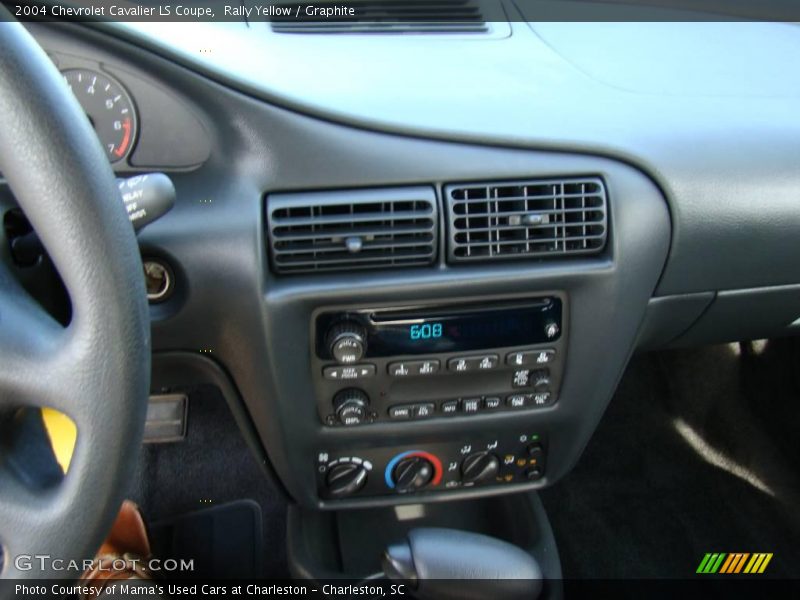 Rally Yellow / Graphite 2004 Chevrolet Cavalier LS Coupe