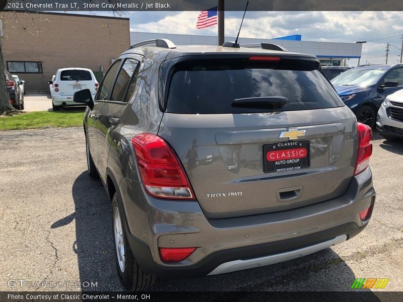 Stone Gray Metallic / Jet Black 2021 Chevrolet Trax LT
