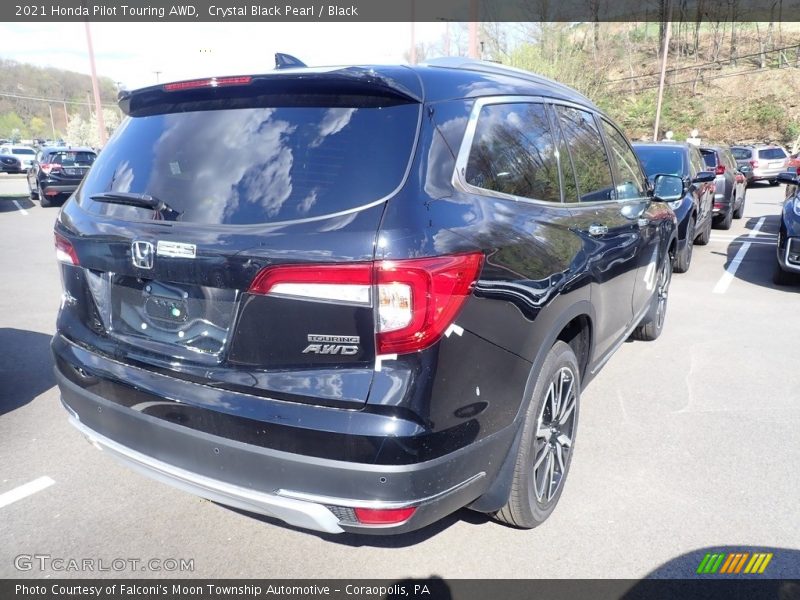 Crystal Black Pearl / Black 2021 Honda Pilot Touring AWD