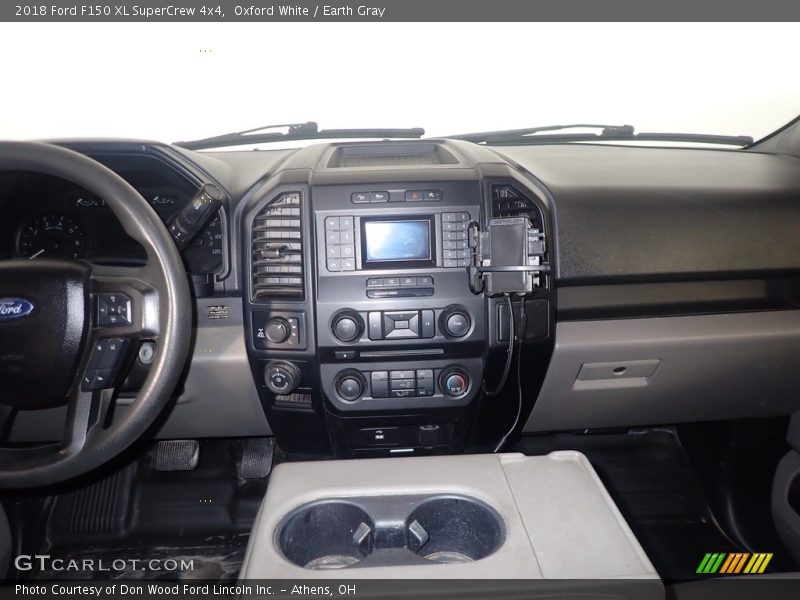 Oxford White / Earth Gray 2018 Ford F150 XL SuperCrew 4x4