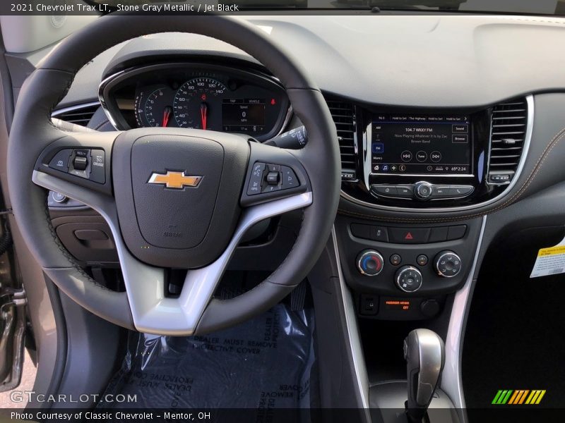 Stone Gray Metallic / Jet Black 2021 Chevrolet Trax LT