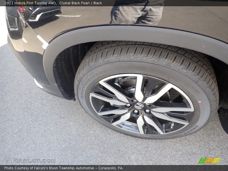 Crystal Black Pearl / Black 2021 Honda Pilot Touring AWD