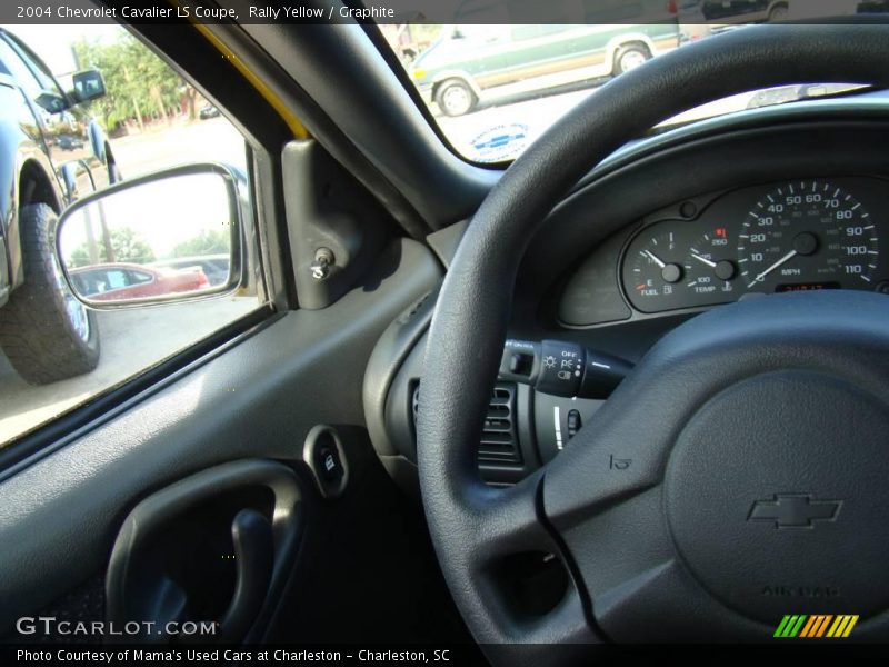 Rally Yellow / Graphite 2004 Chevrolet Cavalier LS Coupe