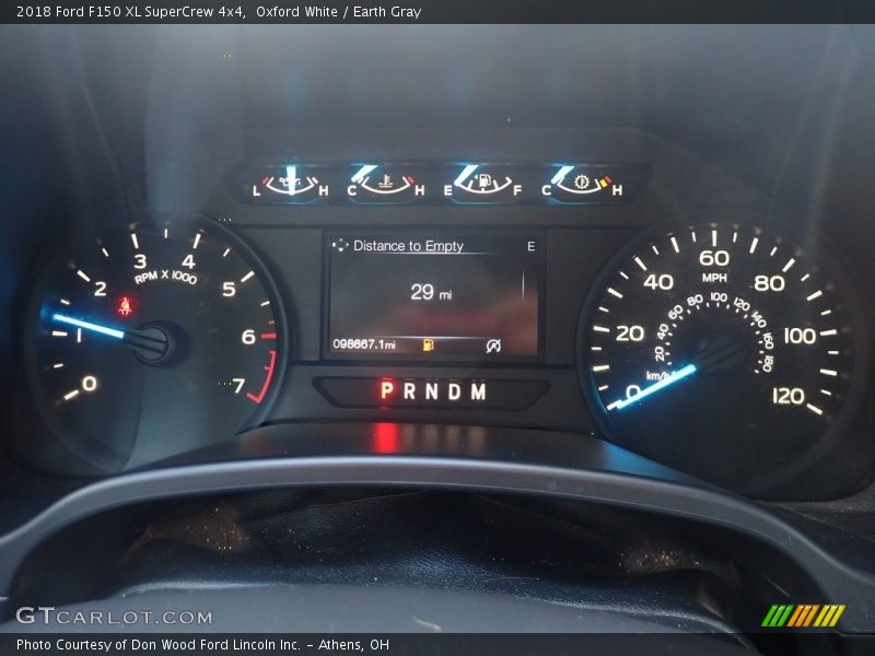 Oxford White / Earth Gray 2018 Ford F150 XL SuperCrew 4x4