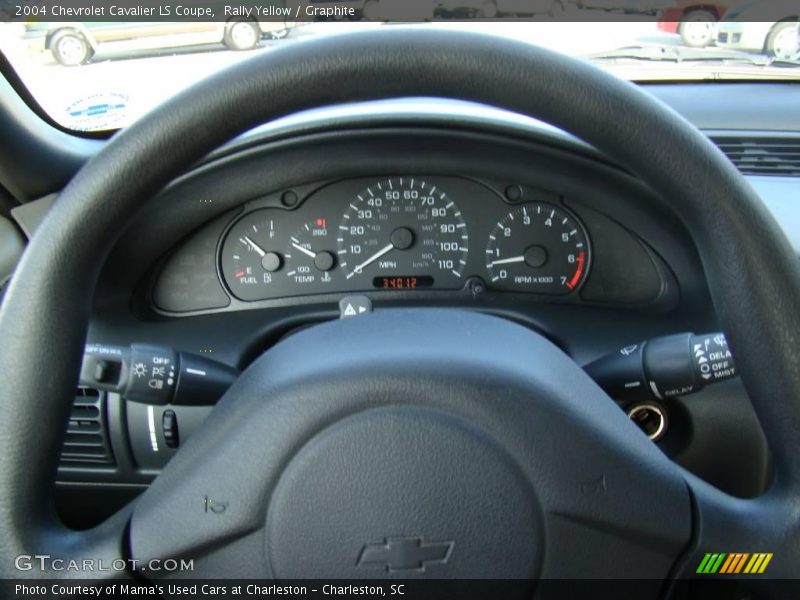 Rally Yellow / Graphite 2004 Chevrolet Cavalier LS Coupe