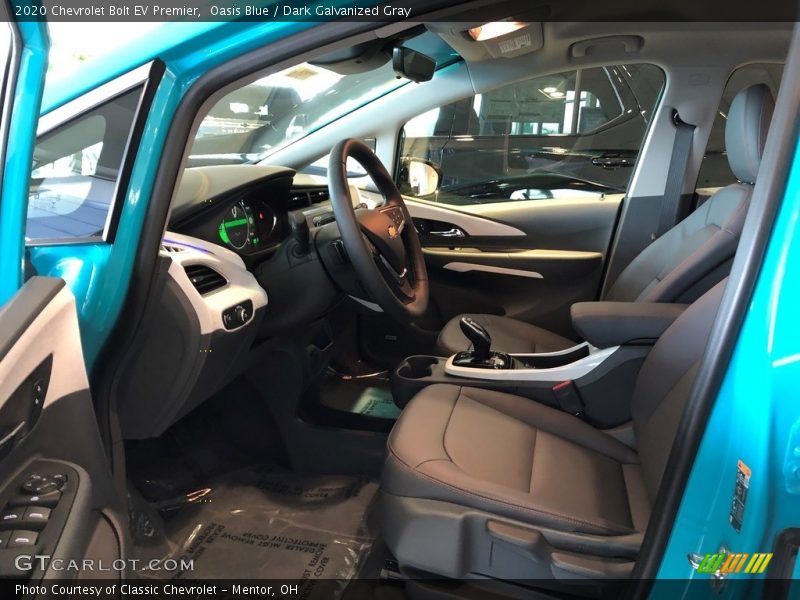 Oasis Blue / Dark Galvanized Gray 2020 Chevrolet Bolt EV Premier
