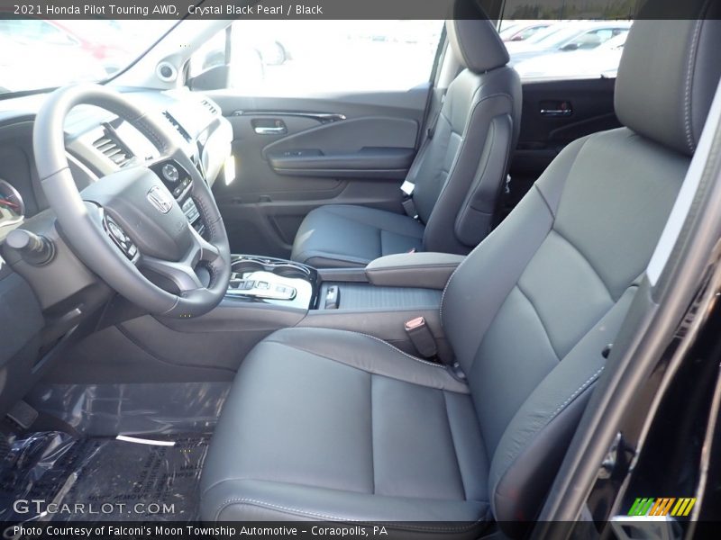 Crystal Black Pearl / Black 2021 Honda Pilot Touring AWD