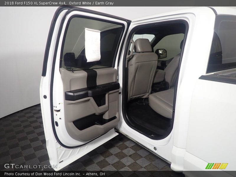 Oxford White / Earth Gray 2018 Ford F150 XL SuperCrew 4x4