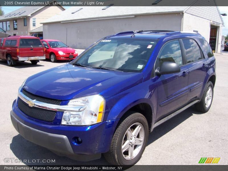 Laser Blue Metallic / Light Gray 2005 Chevrolet Equinox LT