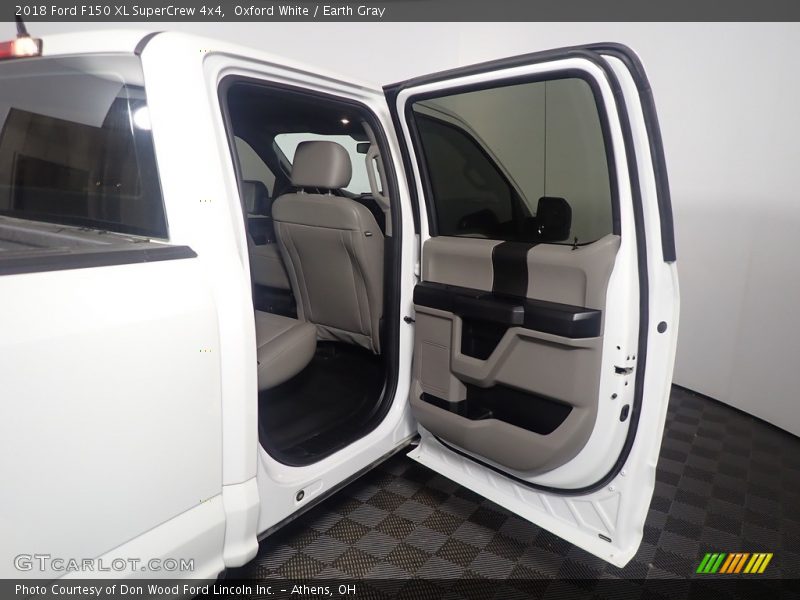 Oxford White / Earth Gray 2018 Ford F150 XL SuperCrew 4x4
