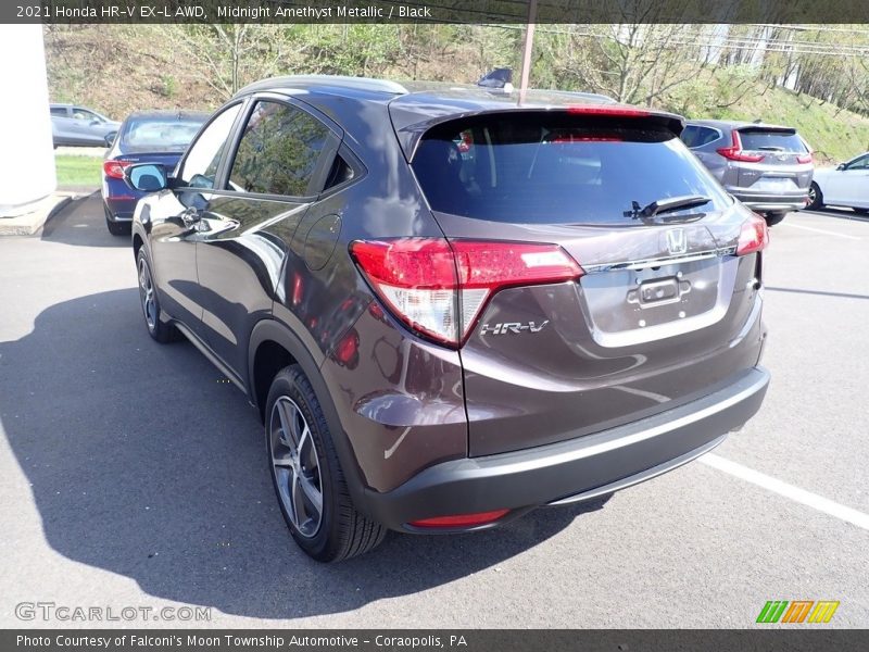 Midnight Amethyst Metallic / Black 2021 Honda HR-V EX-L AWD