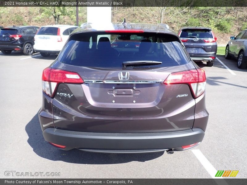 Midnight Amethyst Metallic / Black 2021 Honda HR-V EX-L AWD