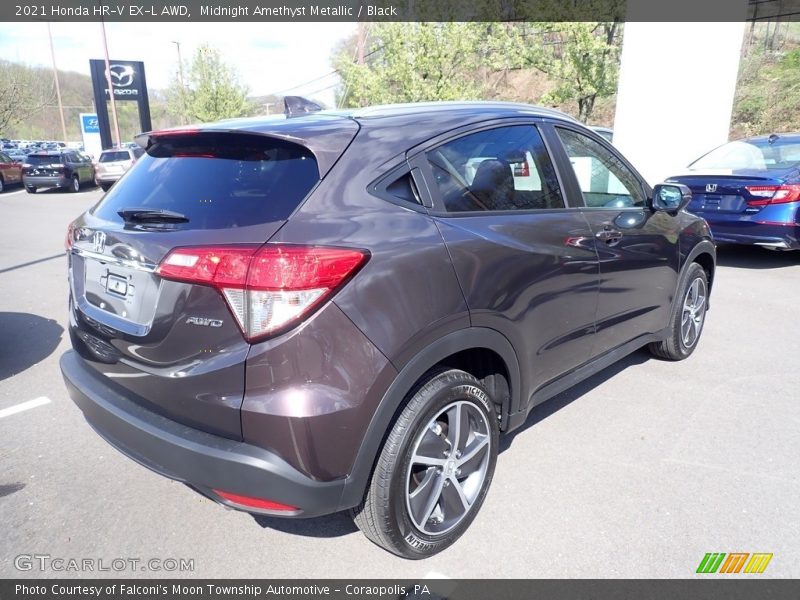 Midnight Amethyst Metallic / Black 2021 Honda HR-V EX-L AWD