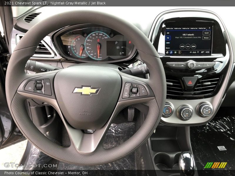 Nightfall Gray Metallic / Jet Black 2021 Chevrolet Spark LT