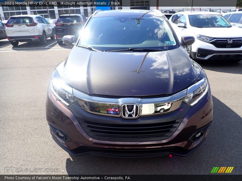 Midnight Amethyst Metallic / Black 2021 Honda HR-V EX-L AWD