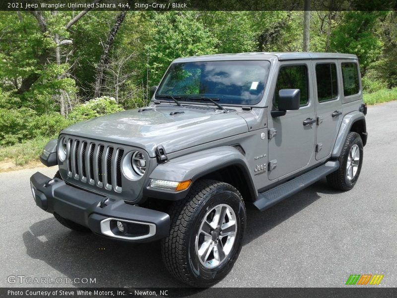 Sting-Gray / Black 2021 Jeep Wrangler Unlimited Sahara 4x4