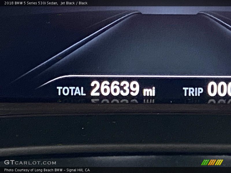 Jet Black / Black 2018 BMW 5 Series 530i Sedan
