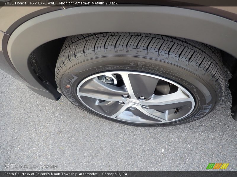 Midnight Amethyst Metallic / Black 2021 Honda HR-V EX-L AWD