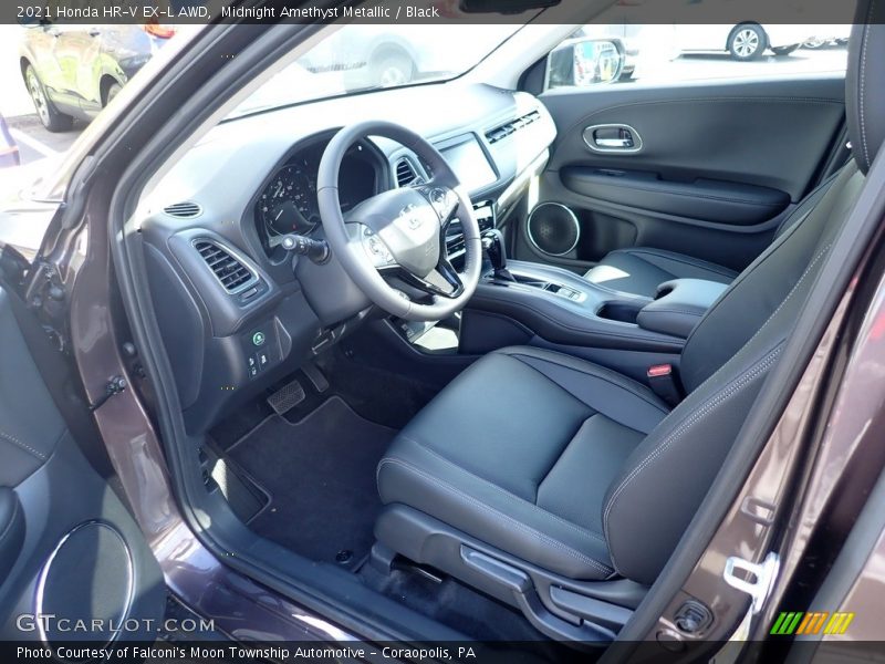 Midnight Amethyst Metallic / Black 2021 Honda HR-V EX-L AWD